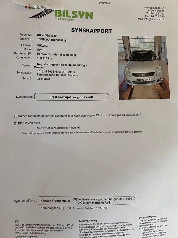 Sølv Brugt 2009 Suzuki Swift GL Hatchback | 28.999 kr. (Lidt for dyr) - Billede 1/8
