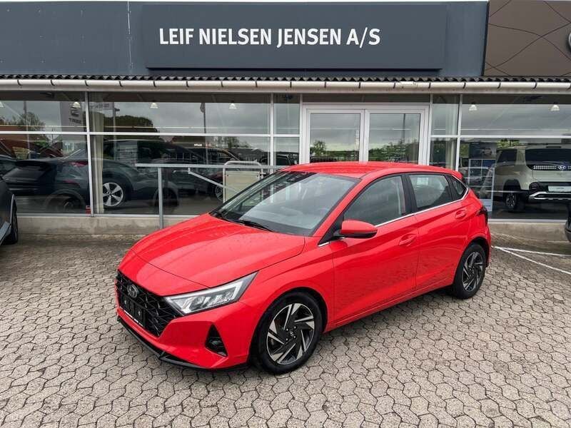 Rød Brugt 2020 Hyundai i20 Advanced Hatchback | 149.900 kr. (Fair pris) - Billede 1/4