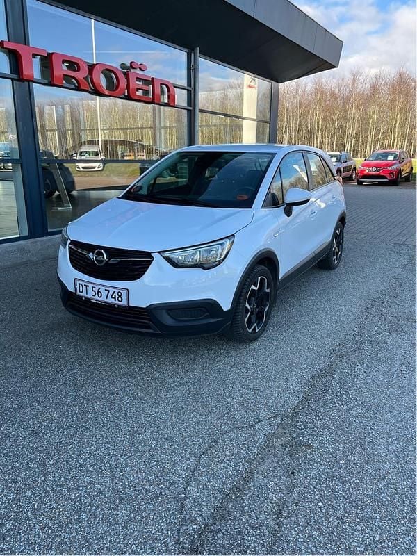 Hvid Brugt 2017 Opel Crossland X SUV | 84.900 kr. (God pris) - Billede 1/4
