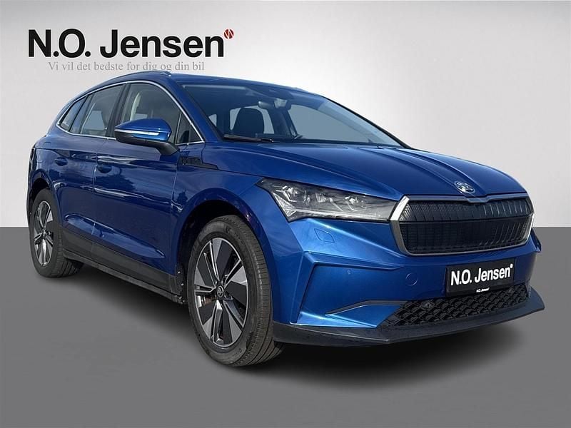 Farve ……………………………………………………………………. blåmetal Brugt 2022 Skoda Enyaq iV SUV | 249.900 kr. (Super pris) - Billede 1/4