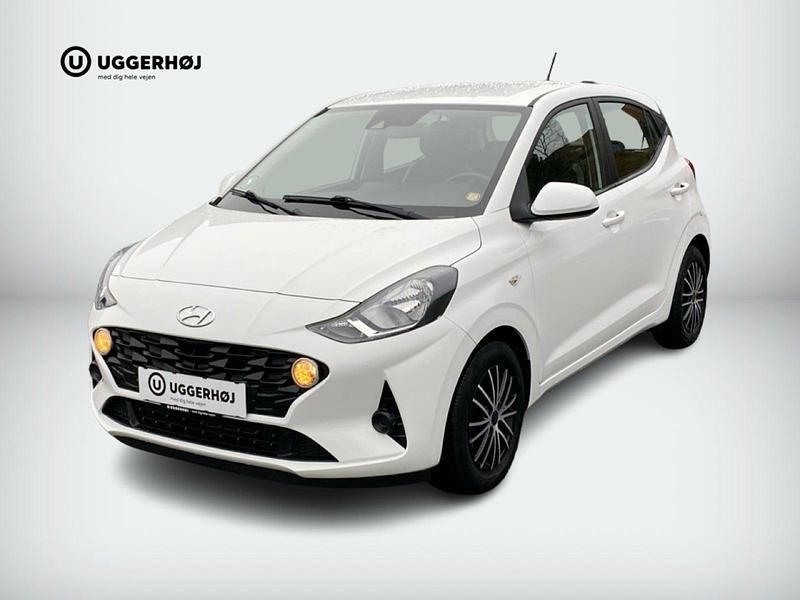 Hvid Brugt 2021 Hyundai i10 Essential Hatchback | 88.000 kr. (God pris) - Billede 1/4