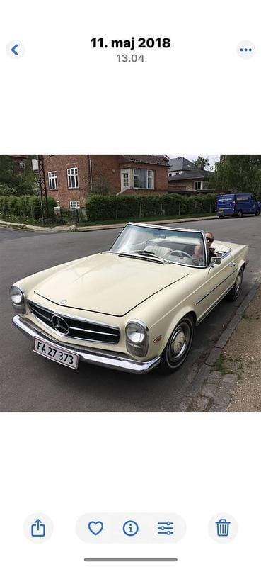 Brugt 1967 Mercedes 230 | 450.000 kr. - Billede 1/4