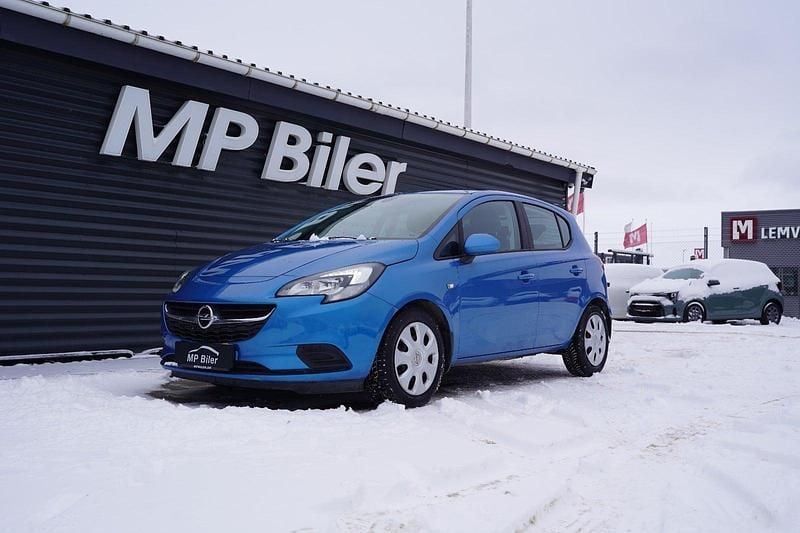 Blåmetal Brugt 2018 Opel Corsa Enjoy Hatchback | 49.900 kr. (Fair pris) - Billede 1/4