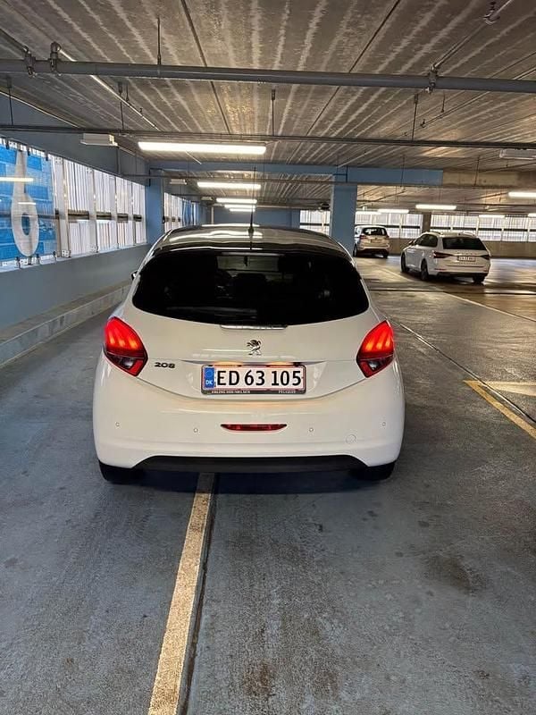 Brugt Peugeot 208 100 HK (73 kW) 2018 Hvid Hatchback