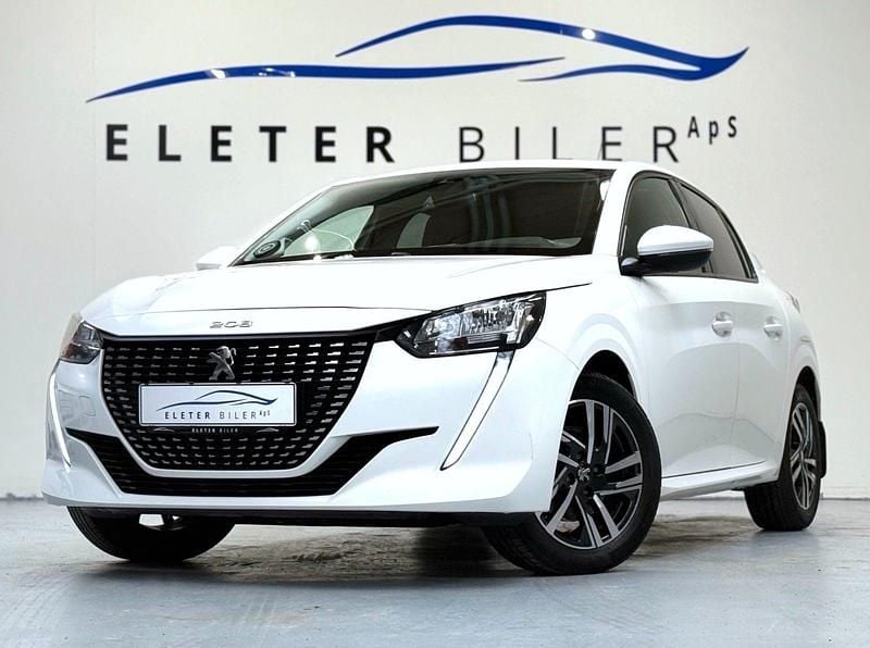 Brugt Peugeot 208 Allure 100 HK (73 kW) 2020 Hvid Hatchback
