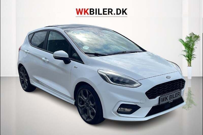 Hvid Brugt 2018 Ford Fiesta ST-Line Hatchback | 119.800 kr. (Fair pris) - Billede 1/4
