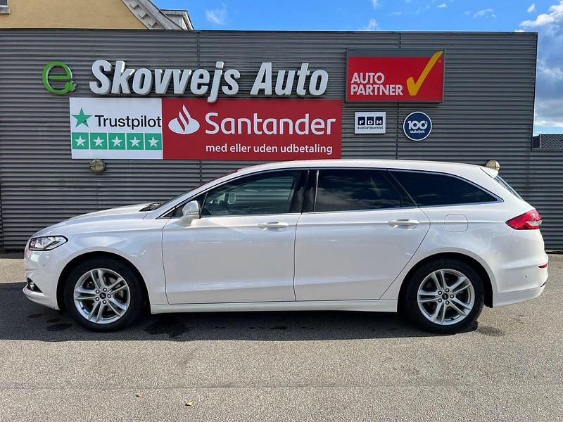 Hvidmetal Brugt 2018 Ford Mondeo Titanium Stationcar | 179.900 kr. (Lidt for dyr) - Billede 1/4