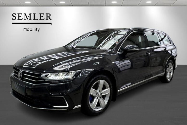 Mørkgrå Brugt 2019 VW Passat GTE Stationcar | 199.900 kr. (God pris) - Billede 1/4