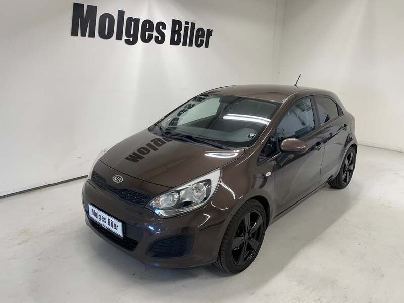 Brunmetal Brugt 2012 Kia Rio Motion Hatchback | 44.900 kr. (God pris) - Billede 1/4