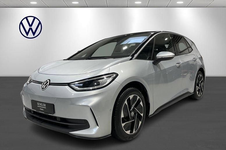 Sølvmetal Brugt 2024 VW ID.3 Pro Performance Hatchback | 259.900 kr. (Lidt for dyr) - Billede 1/4