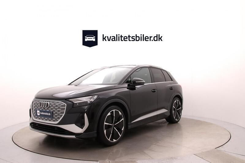 Sortmetal Brugt 2022 Audi Q4 e-tron S-Line SUV | 349.900 kr. (God pris) - Billede 1/4