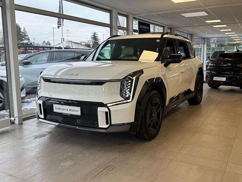 Snowwhite Brugt 2023 Kia EV9 GT-Line SUV | 599.500 kr. (God pris) - Billede 1/4