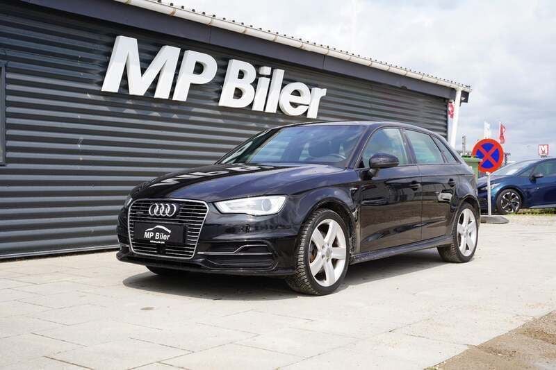 Sortmetal Brugt 2015 Audi A3 Sportback e-tron S-Line Sedan | 99.900 kr. - Billede 1/4