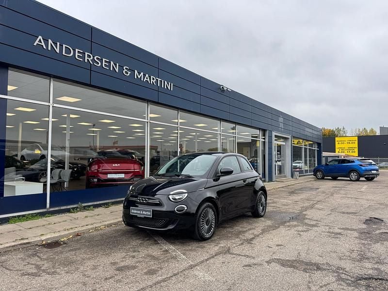 Sort Brugt 2022 Fiat 500e Icon Hatchback | 134.400 kr. (Fair pris) - Billede 1/4