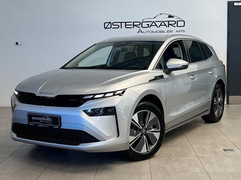 Sølvmetal Ny 2025 Skoda Enyaq iV SUV | 369.700 kr. (God pris) - Billede 1/4