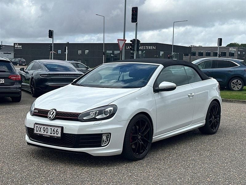 Hvid Brugt 2016 VW Golf Cabriolet GTI Cabriolet | 279.990 kr. - Billede 1/4