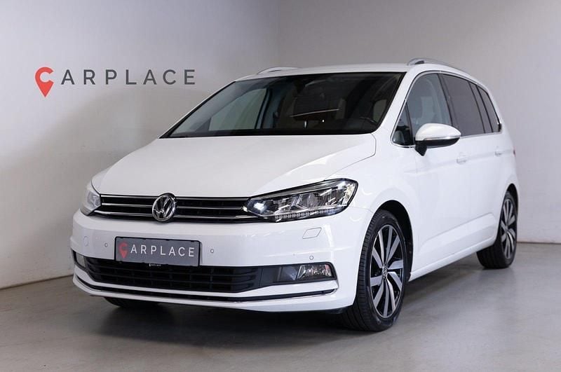 Hvid Brugt 2020 VW Touran Highline MPV | 264.900 kr. (Fair pris) - Billede 1/4