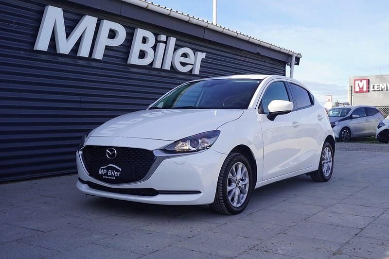 Hvid Brugt 2020 Mazda 2 Sky Hatchback | 129.700 kr. (Fair pris) - Billede 1/4