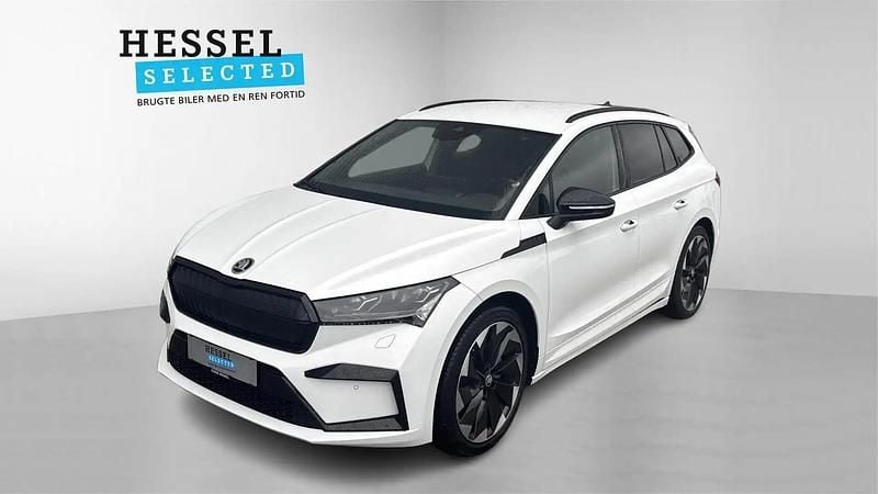 Hvid Brugt 2021 Skoda Enyaq iV SUV | 204.900 kr. (Fair pris) - Billede 1/4