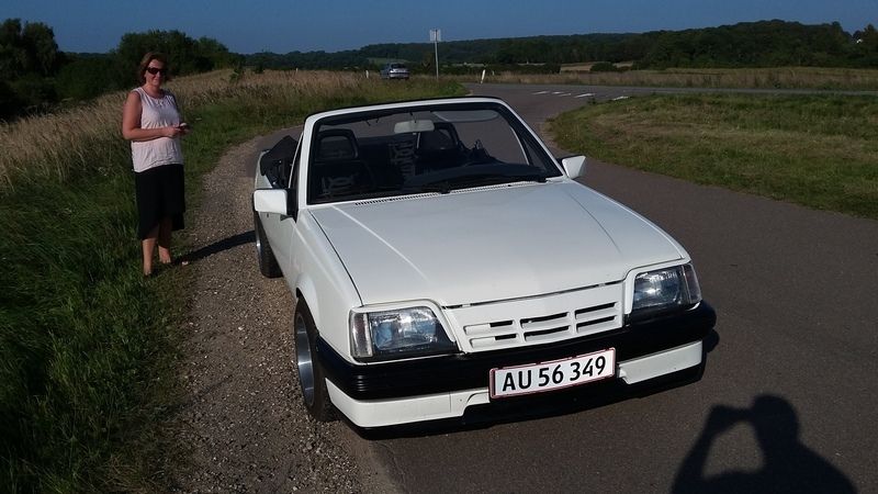 Brugt Opel Ascona 112 HK (82 kW) 1985 Hvid Cabriolet