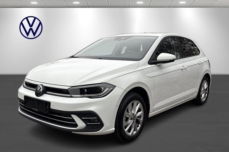 Hvid Brugt 2023 VW Polo Style Hatchback | 244.900 kr. (Fair pris) - Billede 1/4