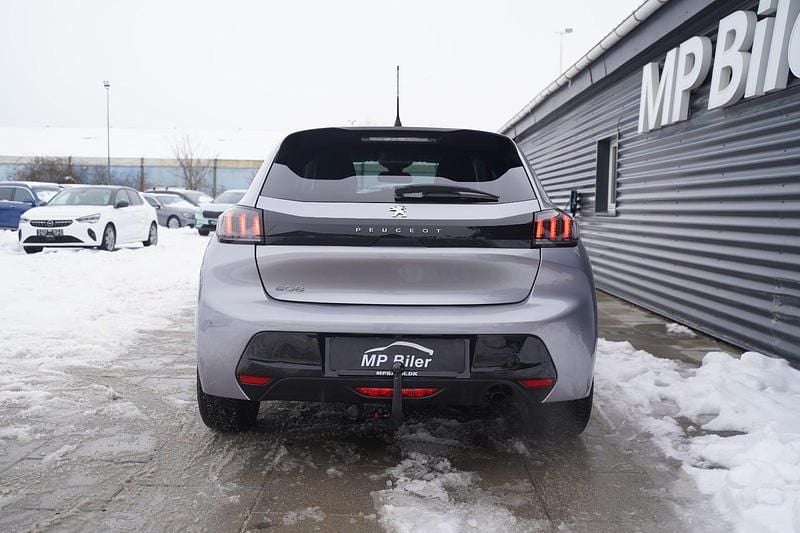Brugt Peugeot 208 100 HK (73 kW) 2021 Sølvmetal Hatchback