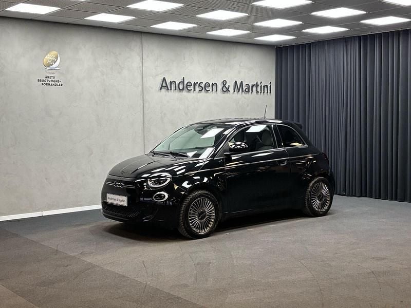 Sort Brugt 2021 Fiat 500e Icon Hatchback | 123.700 kr. (Fair pris) - Billede 1/4