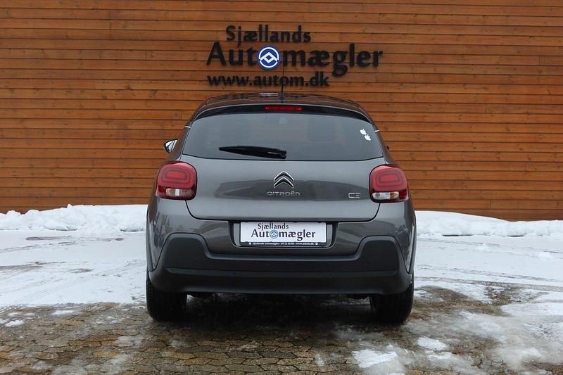 Brugt Citroën C3 PureTech 110 HK (80 kW) 2019 Gråmetal Hatchback