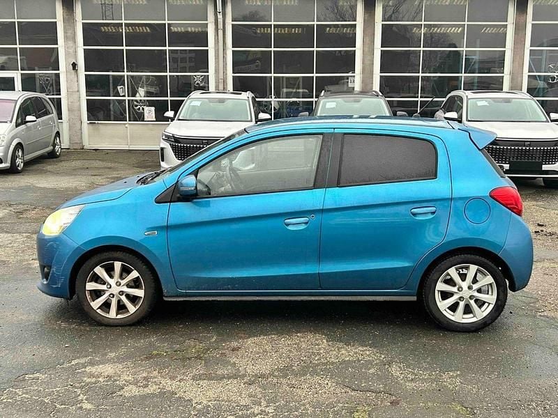 Blåmetal Brugt 2015 Mitsubishi Space Star Intense Hatchback | 53.900 kr. (Fair pris) - Billede 1/4
