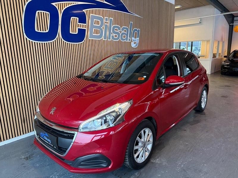 Brugt Peugeot 208 Active 100 HK (73 kW) 2015 Mørkrødmetal Hatchback