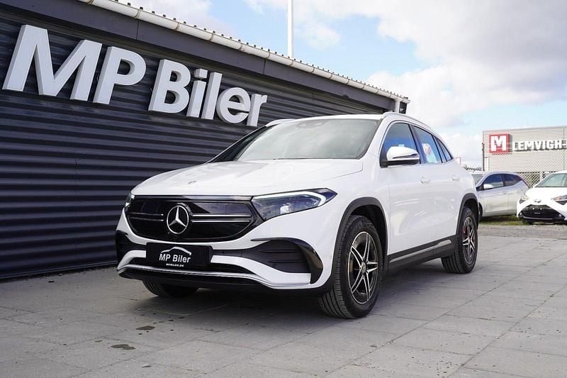 Hvid Brugt 2023 Mercedes EQA250 AMG line SUV | 269.700 kr. (Fair pris) - Billede 1/4