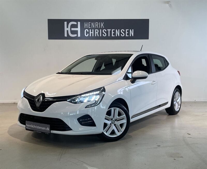 Hvid Brugt 2020 Renault Clio V Zen Hatchback | 119.900 kr. (Fair pris) - Billede 1/4