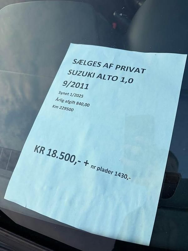 Brugt Suzuki Alto 68 HK (50 kW) 2011 Hatchback