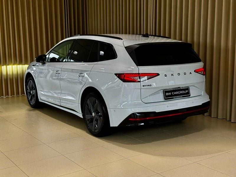 Brugt Skoda Enyaq iV RS 250 kW (340 HK) 2024 Hvidmetal SUV