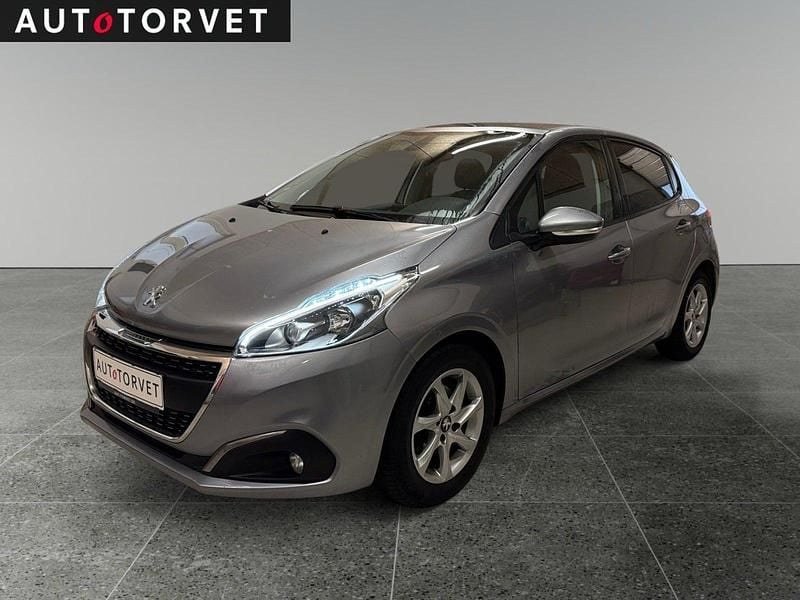 Gråmetal Brugt 2019 Peugeot 208 Allure Sky Hatchback | 69.700 kr. (Fair pris) - Billede 1/4