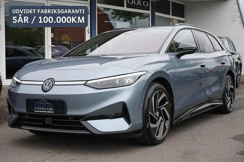 Blåmetal Brugt 2024 VW ID.7 Style Sedan | 449.900 kr. - Billede 1/4