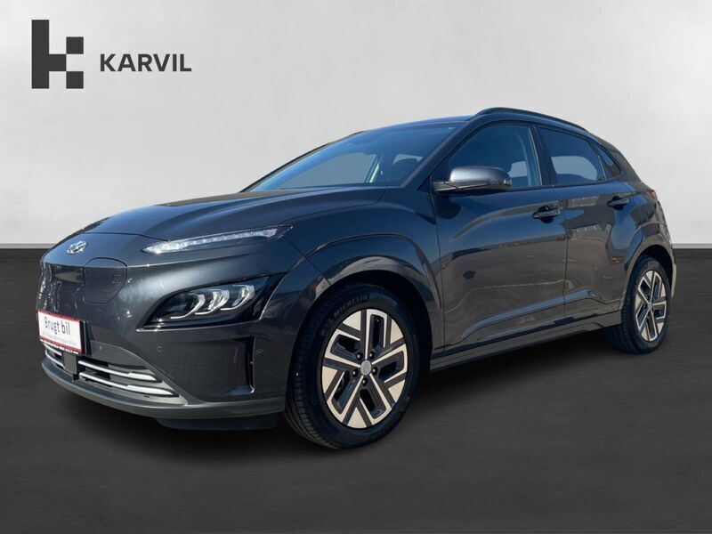 Dark knight metallic Brugt 2022 Hyundai Kona Advanced SUV | 219.900 kr. (Lidt for dyr) - Billede 1/4