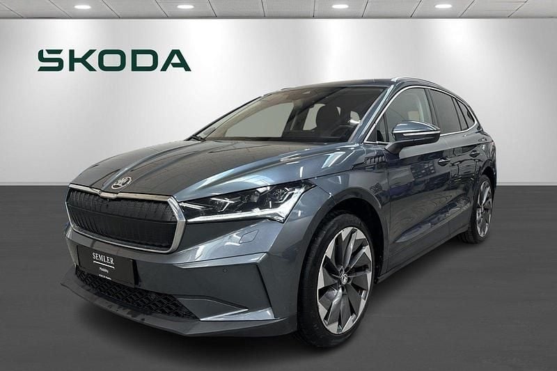 Brugt Skoda Enyaq iV Lodge 150 kW (204 HK) 2021 Gråmetal SUV