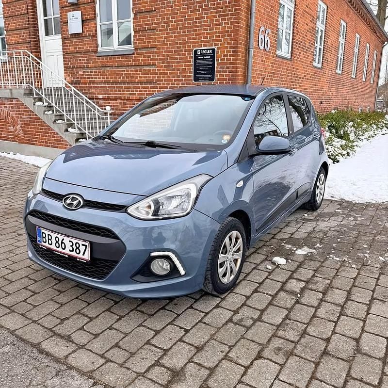 Brugt Hyundai i10 GO! 65 HK (47 kW) 2016 Blå Hatchback