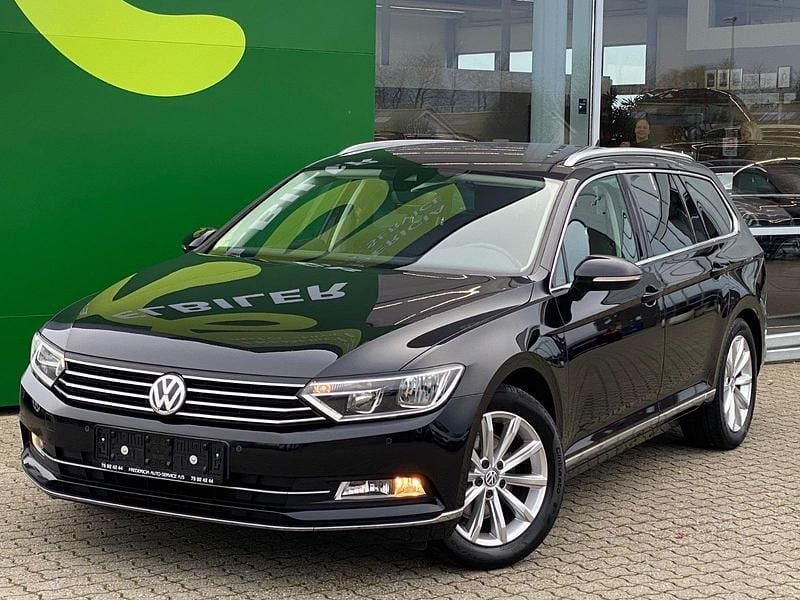 Sortmetal Brugt 2018 VW Passat Highline Stationcar | 204.900 kr. (Fair pris) - Billede 1/4