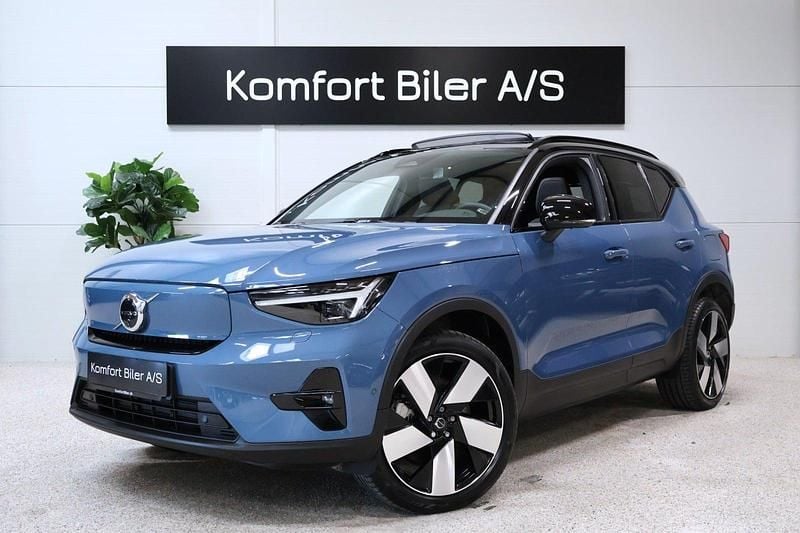 Blåmetal Brugt 2024 Volvo EX40 Ultra SUV | 379.900 kr. - Billede 1/4