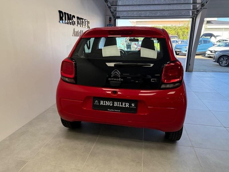 Brugt Citroën C1 Origins 72 HK (52 kW) 2020 Rød Hatchback