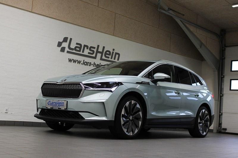 Sølvmetal Brugt 2021 Skoda Enyaq iV Suite SUV | 266.800 kr. (Fair pris) - Billede 1/4