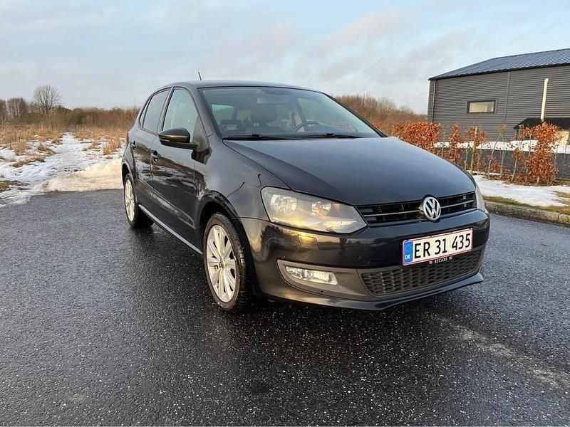 Brugt VW Polo Highline 90 HK (66 kW) 2014 Sort Hatchback