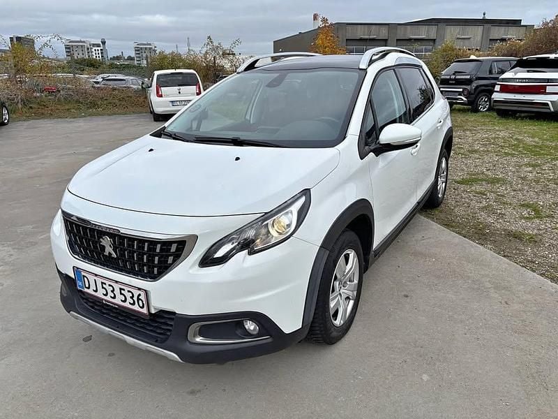 Hvid Brugt 2018 Peugeot 2008 Selection Sky SUV | 109.900 kr. (Fair pris) - Billede 1/4