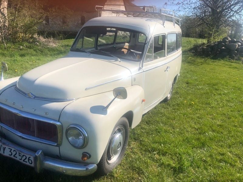 Hvid Brugt 1966 Volvo Duett Stationcar | 55.000 kr. - Billede 1/4
