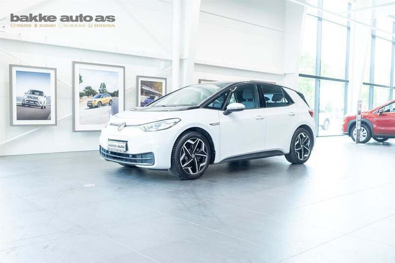 Hvid Brugt 2020 VW ID.3 Pro Performance Hatchback | 169.900 kr. (God pris) - Billede 1/4