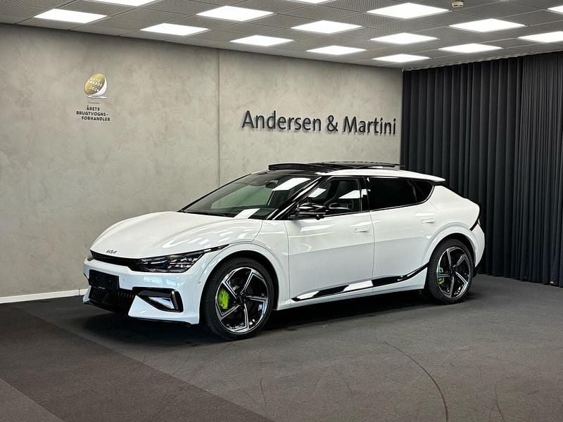 Snow white pearl Brugt 2024 Kia EV6 SUV | 339.500 kr. (Fair pris) - Billede 1/4