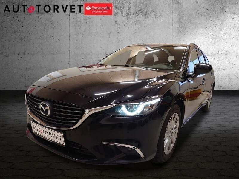 Sortmetal Brugt 2017 Mazda 6 Vision Stationcar | 78.700 kr. (God pris) - Billede 1/4