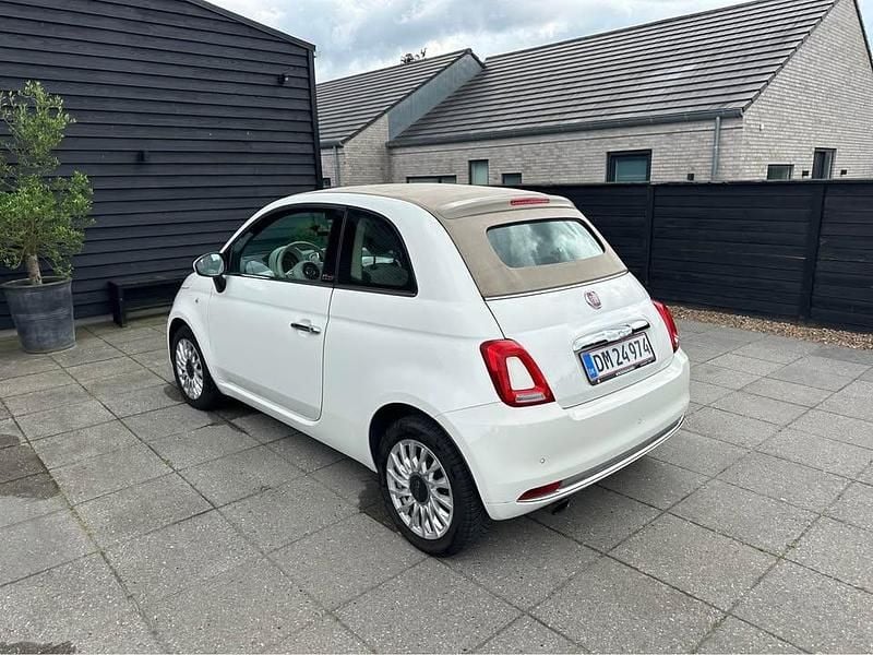 Brugt Fiat 500C Lounge 80 HK (58 kW) 2016 Hvid Cabriolet